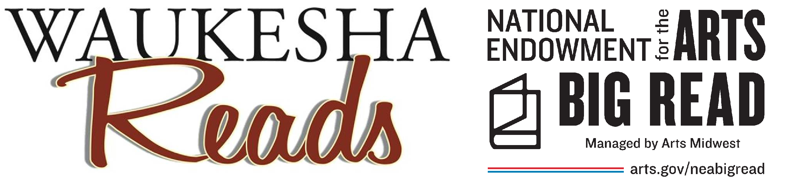 Waukesha Reads NEA Big Read Logos